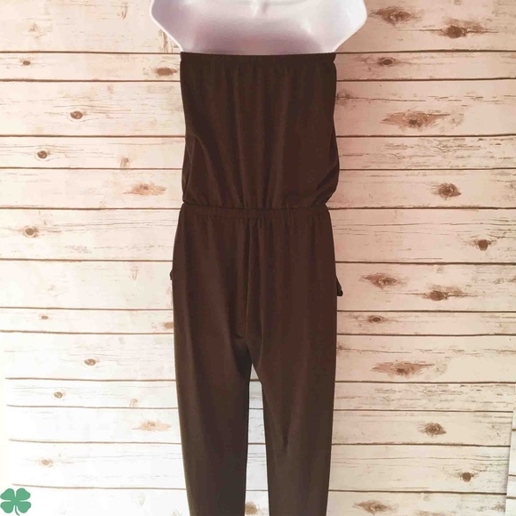 Michael Kors Brown Strapless Jumpsuit Size XS - Picture 4 of 10